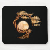 Enso Zen Circle Bonsai Tree Mousepad (Vorne)