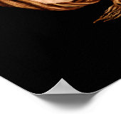 Enso Zen Circle Bonsai Tree Poster (Ecke)