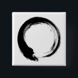 Enso Zen Circle Button<br><div class="desc">Zen Spirit & Enso,  Zen Circles. Enso ist ein japanisches Wort,  das "Kreis" bedeutet,  und ein Begriff,  das eng mit Zen verbunden ist. Es symbolisiert das Absolute,  die Erleuchtung,  die Kraft,  die Eleganz,  das Universum und das Leere; es kann auch die japanische Ästhetik selbst symbolisieren.</div>