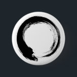 Enso Zen Circle Button<br><div class="desc">Zen Spirit & Enso,  Zen Circles. Enso ist ein japanisches Wort,  das "Kreis" bedeutet,  und ein Begriff,  das eng mit Zen verbunden ist. Es symbolisiert das Absolute,  die Erleuchtung,  die Kraft,  die Eleganz,  das Universum und das Leere; es kann auch die japanische Ästhetik selbst symbolisieren.</div>