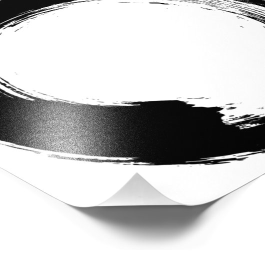 Enso Zen Circle Fotodruck (Ecke)