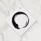 Enso Zen Circle Geschenkanhänger (Rückseite)