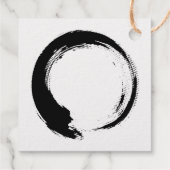 Enso Zen Circle Geschenkanhänger (Rückseite)