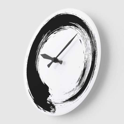 Enso Zen Circle Große Wanduhr (Winkel)
