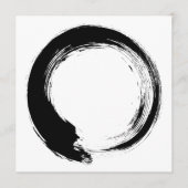 Enso Zen Circle Hinweiskarte (Vorderseite)