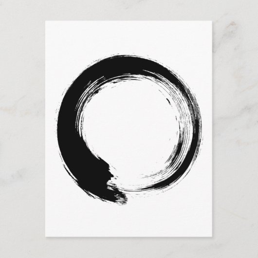 Enso Zen Circle Hinweiskarte (Vorderseite)