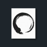 Enso Zen Circle Leinwanddruck<br><div class="desc">Zen Spirit & Enso,  Zen Circles. Enso ist ein japanisches Wort,  das "Kreis" bedeutet,  und ein Begriff,  das eng mit Zen verbunden ist. Es symbolisiert das Absolute,  die Erleuchtung,  die Kraft,  die Eleganz,  das Universum und das Leere; es kann auch die japanische Ästhetik selbst symbolisieren.</div>