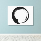 Enso Zen Circle Leinwanddruck (Insitu (Holzboden))