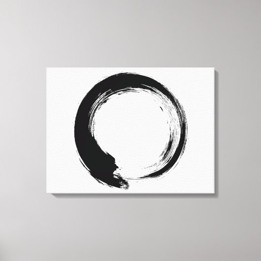 Enso Zen Circle Leinwanddruck (Vorderseite)