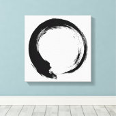 Enso Zen Circle Leinwanddruck (Insitu (Holzboden))