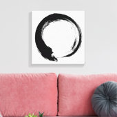 Enso Zen Circle Leinwanddruck (Insitu (Wohnzimmer))