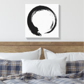 Enso Zen Circle Leinwanddruck (Insitu (Schlafzimmer))