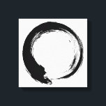 Enso Zen Circle Leinwanddruck<br><div class="desc">Zen Spirit & Enso,  Zen Circles. Enso ist ein japanisches Wort,  das "Kreis" bedeutet,  und ein Begriff,  das eng mit Zen verbunden ist. Es symbolisiert das Absolute,  die Erleuchtung,  die Kraft,  die Eleganz,  das Universum und das Leere; es kann auch die japanische Ästhetik selbst symbolisieren.</div>