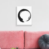 Enso Zen Circle Leinwanddruck (Insitu (Wohnzimmer))