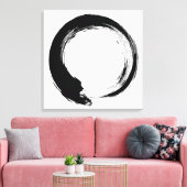 Enso Zen Circle Leinwanddruck (Insitu (Wohnzimmer))