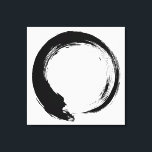 Enso Zen Circle Leinwanddruck<br><div class="desc">Zen Spirit & Enso,  Zen Circles. Enso ist ein japanisches Wort,  das "Kreis" bedeutet,  und ein Begriff,  das eng mit Zen verbunden ist. Es symbolisiert das Absolute,  die Erleuchtung,  die Kraft,  die Eleganz,  das Universum und das Leere; es kann auch die japanische Ästhetik selbst symbolisieren.</div>