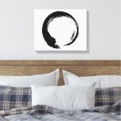 Enso Zen Circle Leinwanddruck (Insitu (Schlafzimmer))