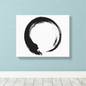 Enso Zen Circle Leinwanddruck (Insitu (Holzboden))