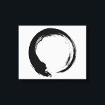 Enso Zen Circle Leinwanddruck<br><div class="desc">Zen Spirit & Enso,  Zen Circles. Enso ist ein japanisches Wort,  das "Kreis" bedeutet,  und ein Begriff,  das eng mit Zen verbunden ist. Es symbolisiert das Absolute,  die Erleuchtung,  die Kraft,  die Eleganz,  das Universum und das Leere; es kann auch die japanische Ästhetik selbst symbolisieren.</div>