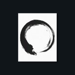 Enso Zen Circle Leinwanddruck<br><div class="desc">Zen Spirit & Enso,  Zen Circles. Enso ist ein japanisches Wort,  das "Kreis" bedeutet,  und ein Begriff,  das eng mit Zen verbunden ist. Es symbolisiert das Absolute,  die Erleuchtung,  die Kraft,  die Eleganz,  das Universum und das Leere; es kann auch die japanische Ästhetik selbst symbolisieren.</div>