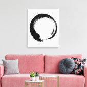 Enso Zen Circle Leinwanddruck (Insitu (Wohnzimmer))