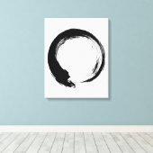 Enso Zen Circle Leinwanddruck (Insitu (Holzboden))