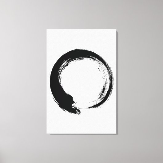 Enso Zen Circle Leinwanddruck (Vorderseite)