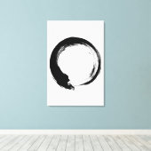 Enso Zen Circle Leinwanddruck (Insitu (Holzboden))