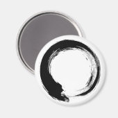 Enso Zen Circle Magnet (Vorderseite/Rückseite)