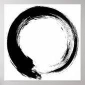 Enso Zen Circle Poster (Vorne)
