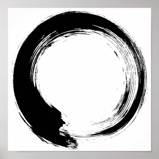 Enso Zen Circle Poster (Vorne)