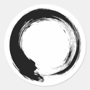 Enso Zen Circle Runder Aufkleber