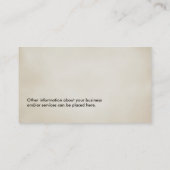 Enso Zen Circle Sakura Olivenweg Visitenkarte (Rückseite)