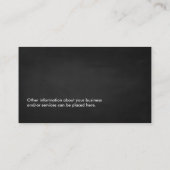 Enso Zen Circle Sakura Tree - Roter Kirschblossom Visitenkarte (Rückseite)