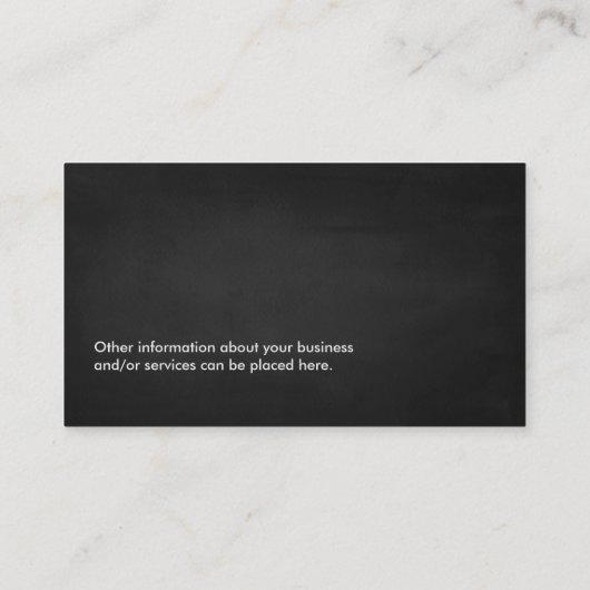 Enso Zen Circle Sakura Tree - Roter Kirschblossom Visitenkarte (Rückseite)