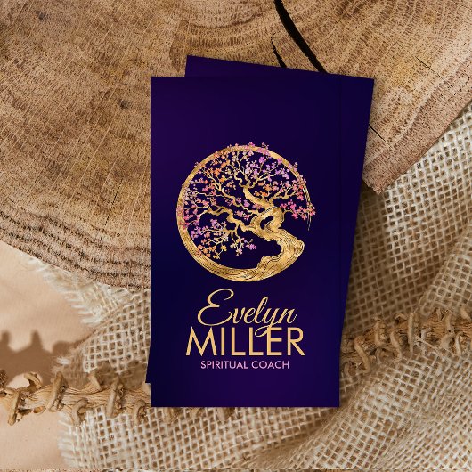 Enso Zen Circle Sakura Tremola - Pastel Blossom Visitenkarte