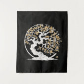 Enso Zen Circle Sakura Wandteppich (Vorderseite)