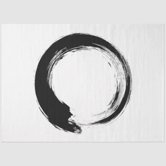 Enso Zen Circle Seidenpapier (Vorderseite)