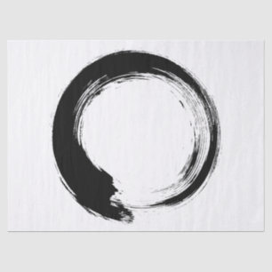 Enso Zen Circle Seidenpapier