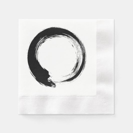 Enso Zen Circle Serviette (Vorderseite)