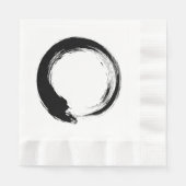 Enso Zen Circle Serviette (Vorderseite)