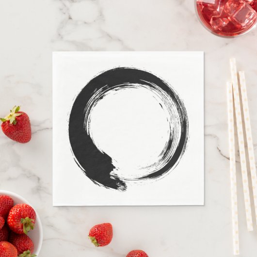 Enso Zen Circle Serviette (Beispiel)