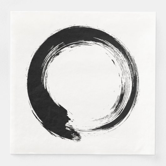 Enso Zen Circle Serviette (Vorderseite)