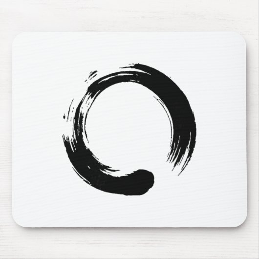 Enso, Zen, Circle, Symbol, Buddhism, Buddha, Medit Mousepad (Vorne)
