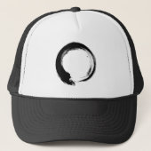Enso Zen Circle Truckerkappe (Vorderseite)