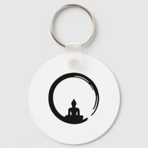 Enso, Zen, Kreis, Buddha Meditation Japan Kalligra Schlüsselanhänger