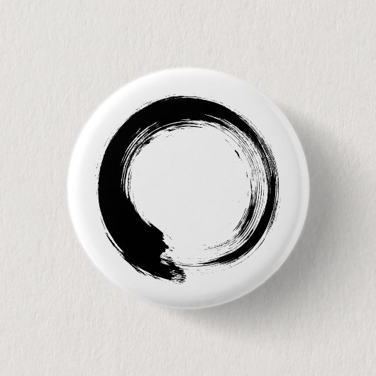 Enso Zen-Kreis Button (Vorderseite)