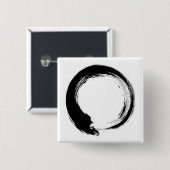 Enso Zen-Kreis Button (Vorne & Hinten)