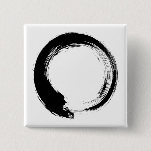 Enso Zen-Kreis Button (Vorderseite)