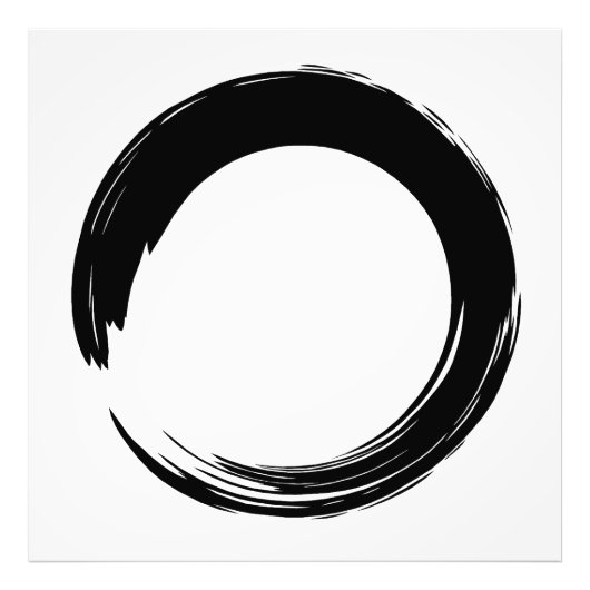 Enso Zen-Kreis Fotodruck (Vorne)